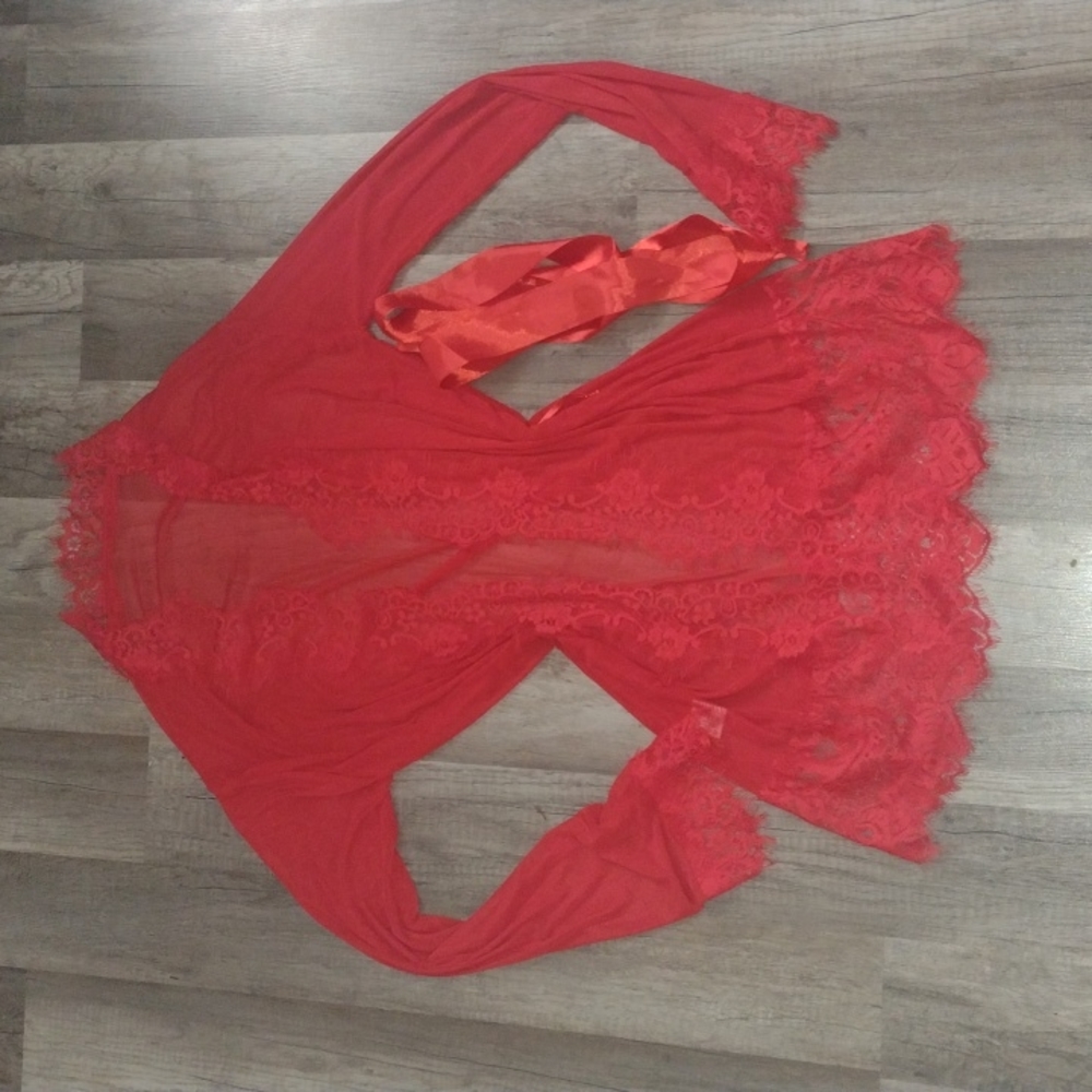 Sexy red robe